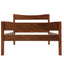 Twin Size Platform Bed With Headboard And Wooden Slat Support