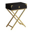 Accent Side Table, Storage Drawer, Stylish Design Contemporary & Modern