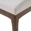 Dining Chairs With Upholstered Seat And Backrest (Set of 2) - Light Beige / Walnut