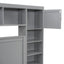 Bed With All In One Cabinet, Shelf And Sockets, Twin Long Trundle