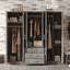 6 Doors Wardrobe Storage For Bedroom, With Big Drawers