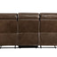 Aashi - Leather Gel Match Recliner Sofa - Brown