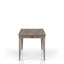 Rustic Dining Table 2 Storage Drawers And Leaf - Gray