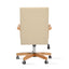 Dumont - Modern Farmhouse High Back Executive Home Office Chair - Neutral Cream Beige / Natural