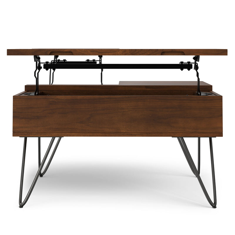 Hunter - Square Lift Top Coffee Table - Walnut