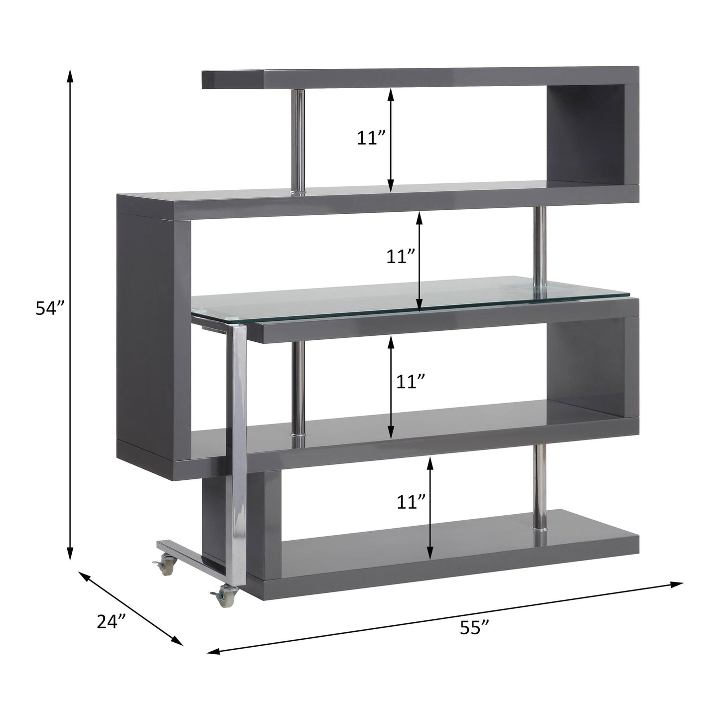 Buck II - Writing Desk & Bookshelf