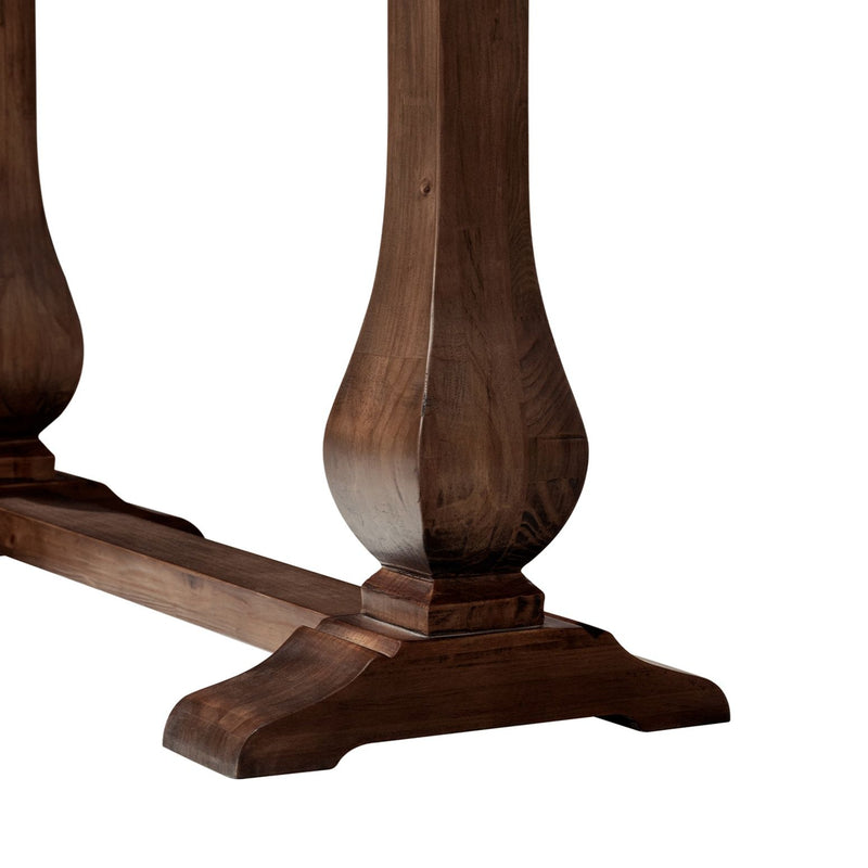 Whitmore - Trestle Console Table - Dark Brown
