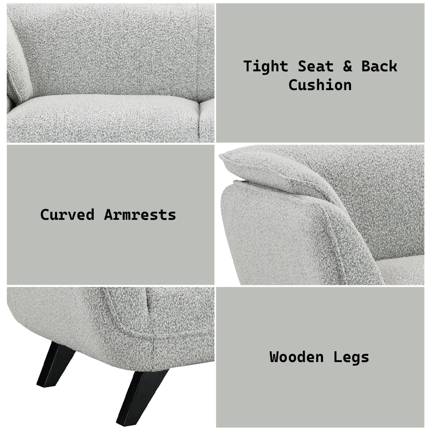 Nayeli - Boucle Loveseat