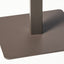 Outdoor Square Rattan Bar Table With Iron Frame - Multi Brown