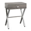 Accent Side X Table, Storage Drawer, Contemporary & Modern