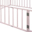 Metal Floor Bed Frame With Fence And Door