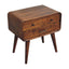 Avora - 3 Drawer Nightstand - Brown