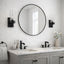 Zephyr - Single Light Sconce - Black / Clear