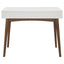 1 Drawer Writing Desk, Compact Size For Home Office - White