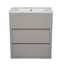 Double Sinks Bathroom Vanity Set With 2 Ceramic Basins