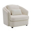 Mariko - 3 Piece Living Room Set Sofa Loveseat Chair - Beige