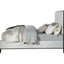 Carena - 5 Piece Bedroom Set (Eastern King Dresser Chest Mirror Nightstand) - Brown / Light Gray / White