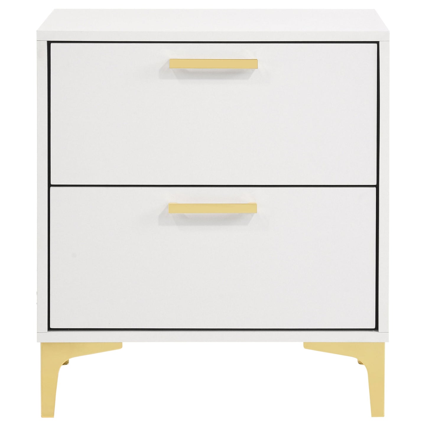 Karena - 2 Drawer Rectangular Nightstand - White