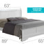 Sleigh Bed With Low Footboard