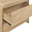 Mara - Two Drawer End Table / Bedside Table