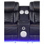 Challenger - LED Power Recliner Loveseat