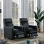 Push Back Recliner - Black