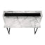 Computer Desk For Home Office Laptop, Storage Shelves, Contemporary & Modern