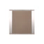 Cape Coral - Contemporary Side Table With Frosted Glass Top