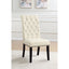 Button Tufted Side Chairs (Set of 2) - Beige