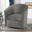 Eden - Swivel Chair With Upholstery And Hardwood Frame