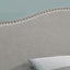 Full Size, Bed Headboard Only Upholstered, Transitional - Gray