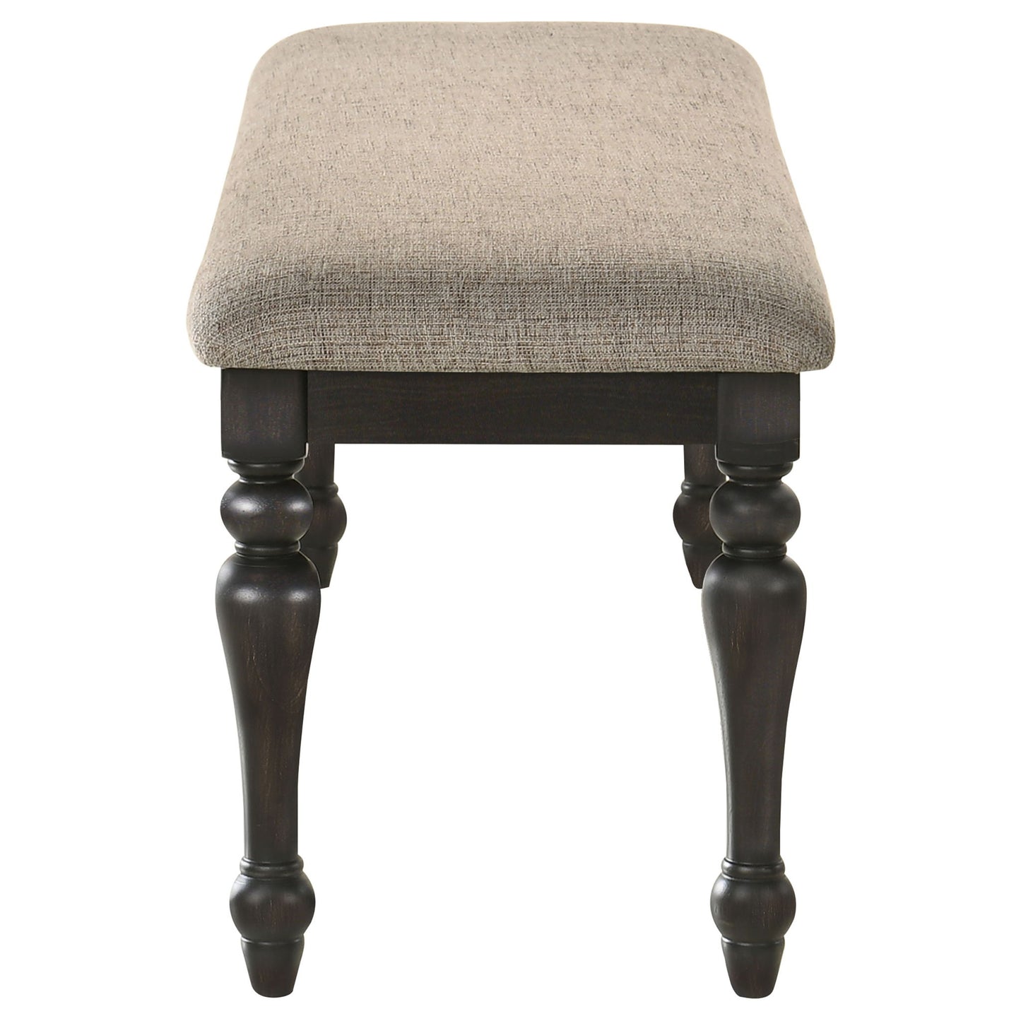 Kavita - Upholstered Dining Bench - Charcoal
