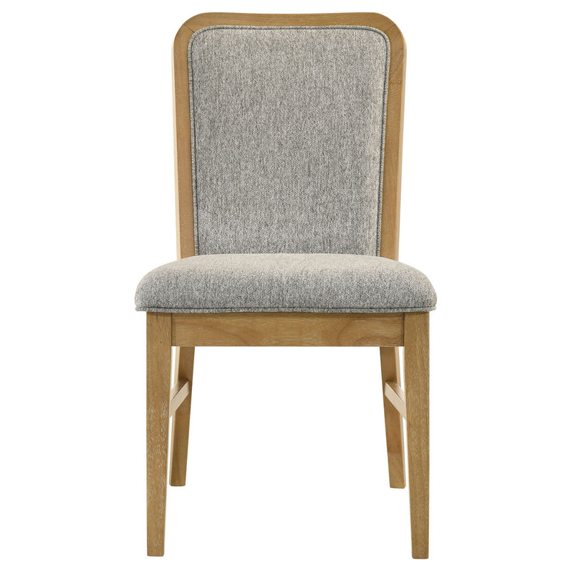Teleli - Dining Side Chair (Set of 2) - Natural / Gray