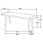 Jennie - Dining Bench - Natural Wood