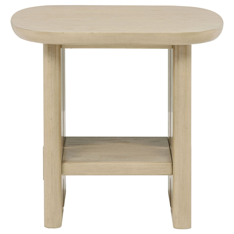 Kimpton - 2 Piece Coastal Coffee And End Table Set - Beige