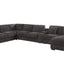 Celine - Corner Sectional Sofa With Right Facing Chaise, Cupholders, And Charging Ports - Gray
