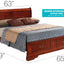 Upholstered Panel Sleigh Bed Design