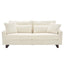 Modern Loveseat Sofa With 4 Pillows