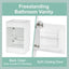 Bathroom Vanity With Sink, Cabinet With Adjustable Shelf