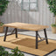 Outdoor Dining Set With 2 Bench And 1 Dining Table - Light Brown