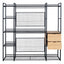 Open Style Wardrobe With Hanging Rails, Shelves And Drawers