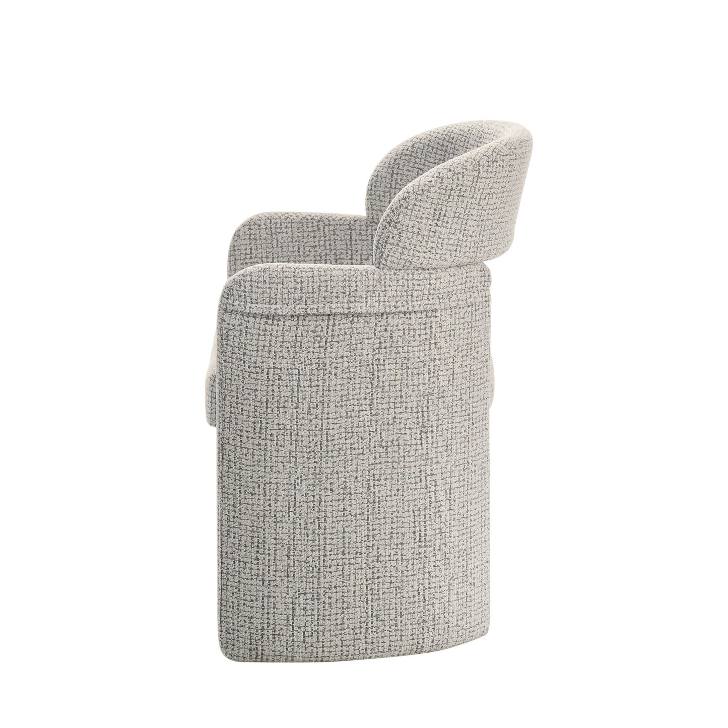 Kyree - Arm Chair (Set of 2) - Ivory / Gray