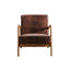 Classic Mid-Century Modern Accent Chairs, Open Framed Armchair With Cushioning