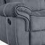 Zubaida - Two Tone Recliner Sofa With USB Port Drop Down Table