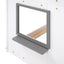 Bunk Bed Wood Bed & Roof, Window, Guardrail, Ladder