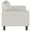 Xana - 2 Piece Upholstered Track Arm Sofa Set - Greige