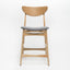 Retro Modern Counter Height Chair Set With Cushioned Seats