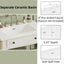 Vintage Bathroom Vanity With Sink, Rustic Cabinet With Soft Close Doors