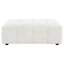 Sooke - Rectangular Ottoman - Off White
