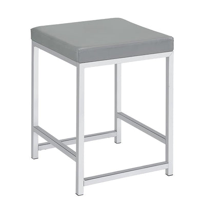 Upholstered Square Vanity Stool